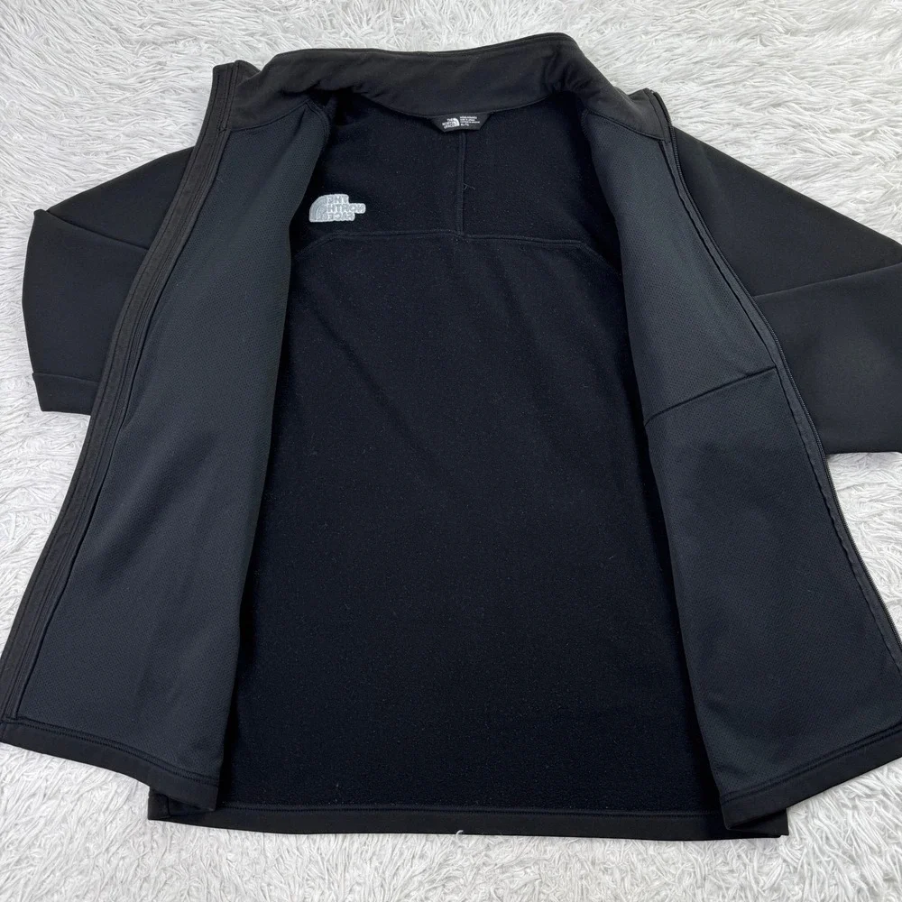 North Face Jacket Mens Extra Large Black Tenacious Full Zip Fleece Mock Neck XL